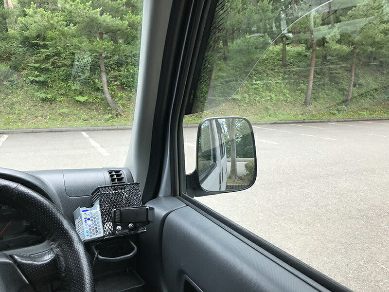 バモス ホビオ アクティバン ドアバイザー ワイドバイザー 前後 ライト HH パーツ [ha6-big-ls-4p]