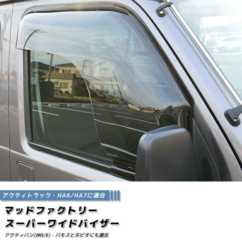 JDM HONDA ACTY TRUCK HA6/HA7 Japanese Kei Truck / Mini Truck Wind deflectors Window Visor - RHD parts [ha6-spw-ls]