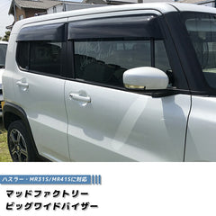 SUZUKI HUSTLER MR31S MR41S Japanese Kei Car Wind deflectors Window Visor [hus-big-ds]