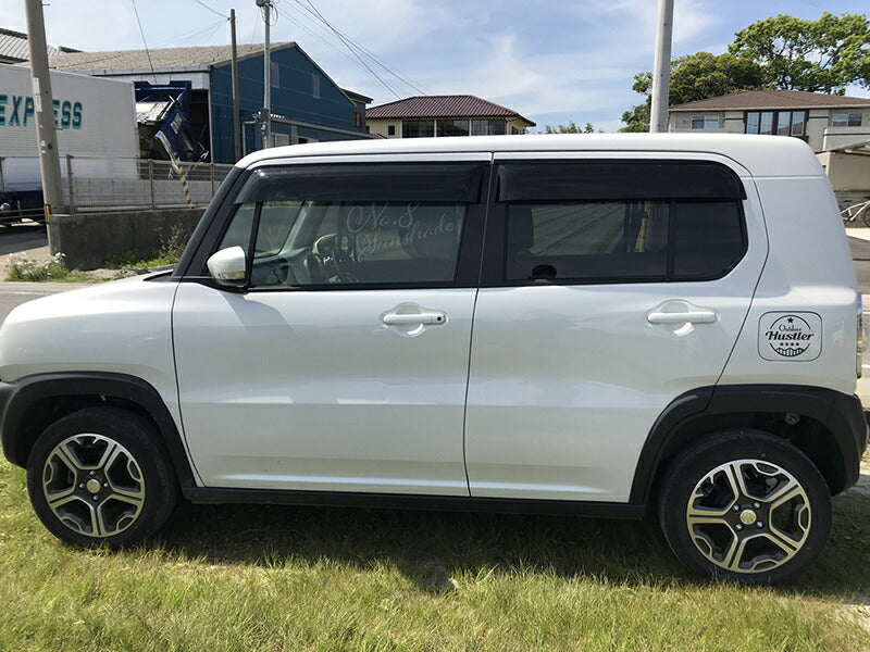 JDM SUZUKI HUSTLER MR31S MR41S Japanese Kei Car Wind deflectors Window Visor - RHD parts [hus-big-ds]