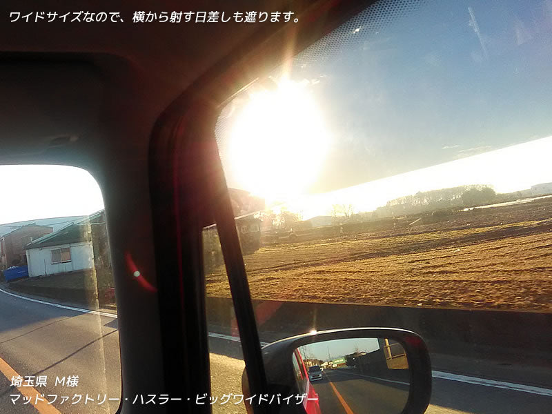 JDM SUZUKI HUSTLER MR31S MR41S Japanese Kei Car Wind deflectors Window Visor - RHD parts [hus-big-ds]