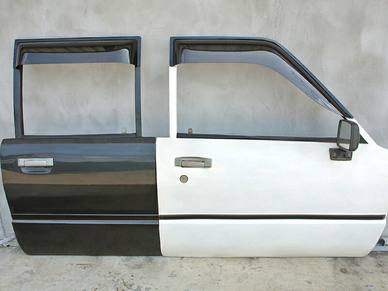 JDM TOYOTA HILUX 4Runner 4th Gen N50 N60 N70 (Double Cab) Light Smoke Wind deflectors Window Visor - RHD parts [hero-big-ds-4p]