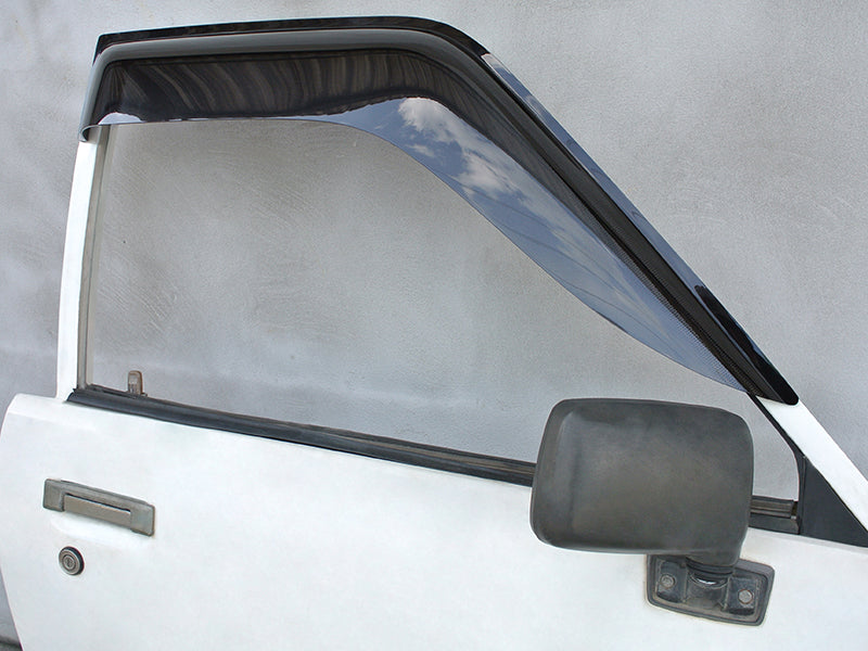 JDM TOYOTA HILUX 4Runner 4th Gen N50 N60 N70 (Single Cab) / HILUX SURF N60 Dark Smoke Wind deflectors Window Visor - RHD parts [hero-big-ds]