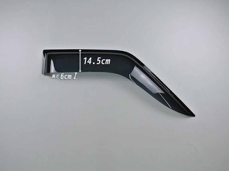 JDM TOYOTA HILUX 4Runner 4th Gen N50 N60 N70 (Single Cab) / HILUX SURF N60 Dark Smoke Wind deflectors Window Visor - RHD parts [hero-big-ds]