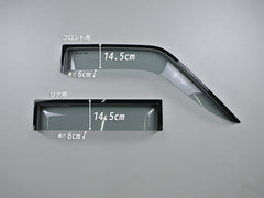 TOYOTA HILUX 4Runner 4th Gen N50 N60 N70 (Double Cab) Light Smoke Wind deflectors Window Visor [hero-big-ls-4p]