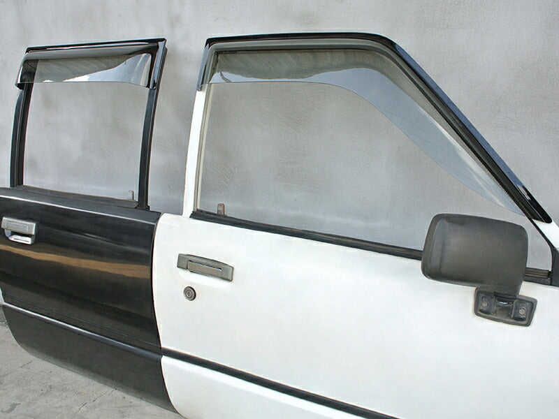 JDM TOYOTA HILUX 4Runner 4th Gen N50 N60 N70 (Double Cab) Light Smoke Wind deflectors Window Visor - RHD parts [hero-big-ls-4p]