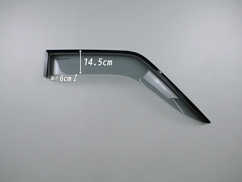 JDM TOYOTA HILUX 4Runner 4th Gen N50 N60 N70 (Single Cab) / HILUX SURF N60 Dark Smoke Wind deflectors Window Visor - RHD parts [hero-big-ls]