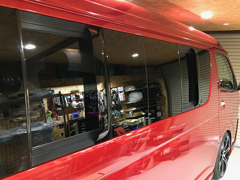 JDM TOYOTA HIACE 200 Commuter Ventury Wind deflectors for rear side window (*Sold as 2pcs) - RHD parts [200k-2p]