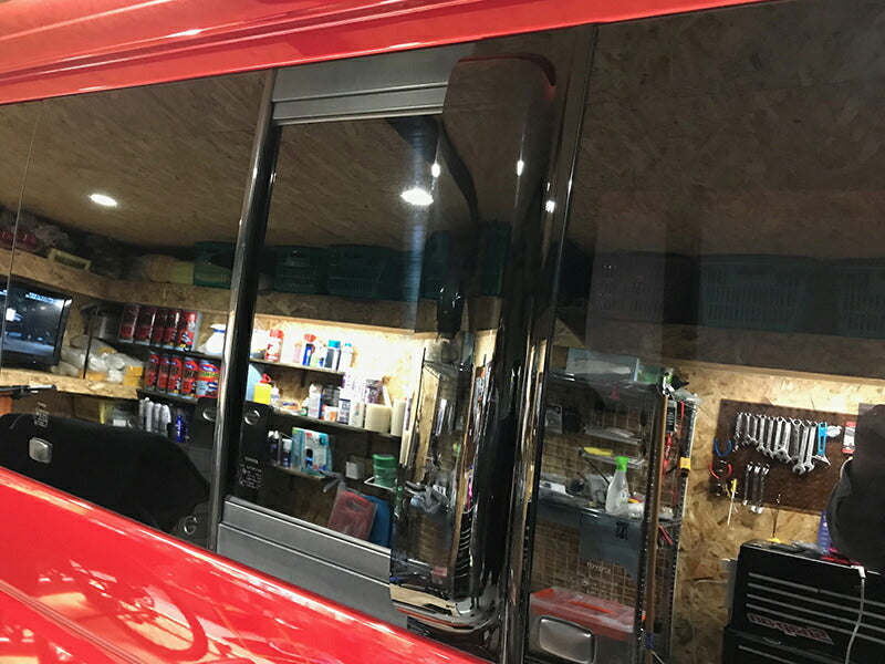 JDM TOYOTA HIACE 200 Commuter Ventury Wind deflectors for rear side window (*Sold as 2pcs) - RHD parts [200k-2p]