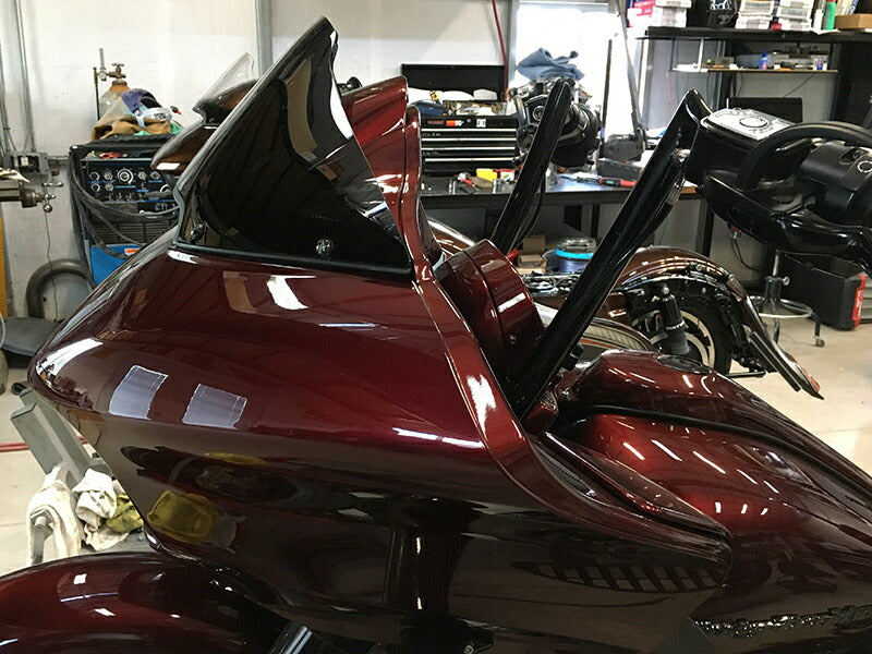 JDM Harley Davidson (2015 - FLTR/FLTRX) Windshield - RHD parts [hlr15-std-ds]