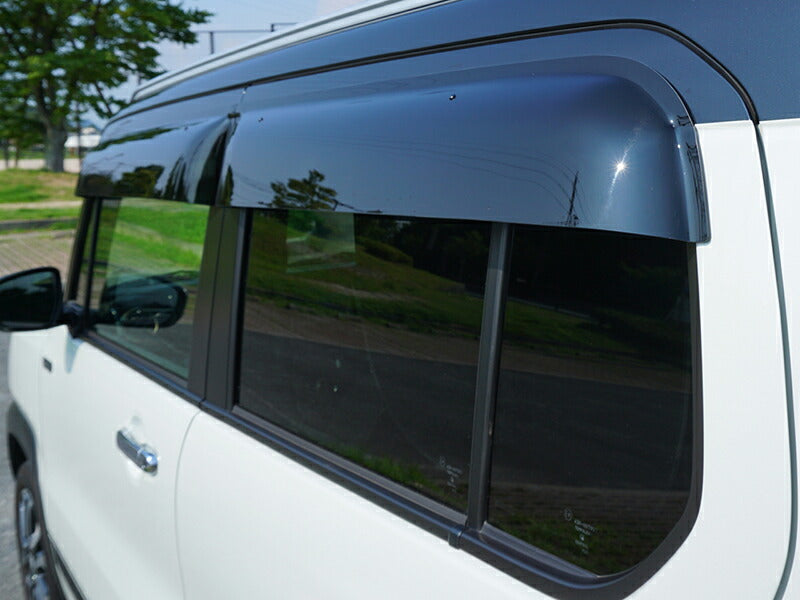 JDM SUZUKI HUSTLER MR31S MR41S Japanese Kei Car Wind deflectors Window Visor - RHD parts [hus-big-ds]