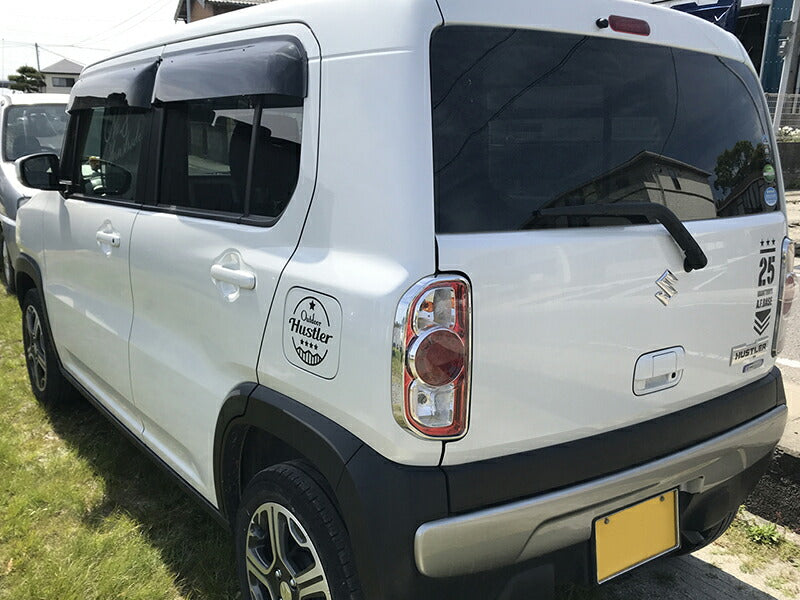 JDM SUZUKI HUSTLER MR31S MR41S Japanese Kei Car Wind deflectors Window Visor - RHD parts [hus-big-ds]