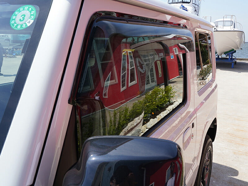 JDM SUZUKI JIMNY JB64 JB64W JB74 JB74W Sierra Wind deflectors Window Visor - RHD parts [jb64-spw-ls]