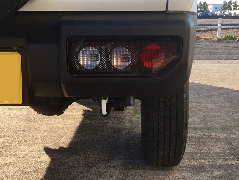 JDM SUZUKI JIMNY JB64 JB64W JB74 JB74W Sierra Tail Light Cover Carbon Print  - RHD parts [jb64-tail-3d]