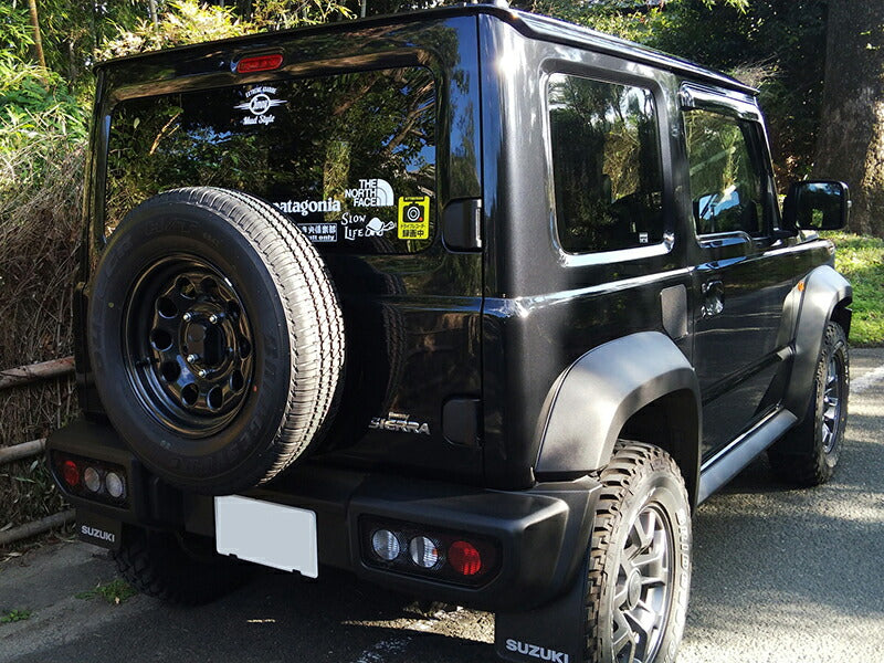 JDM SUZUKI JIMNY JB64 JB64W JB74 JB74W Sierra Tail Light Cover Carbon Print  - RHD parts [jb64-tail-3d]
