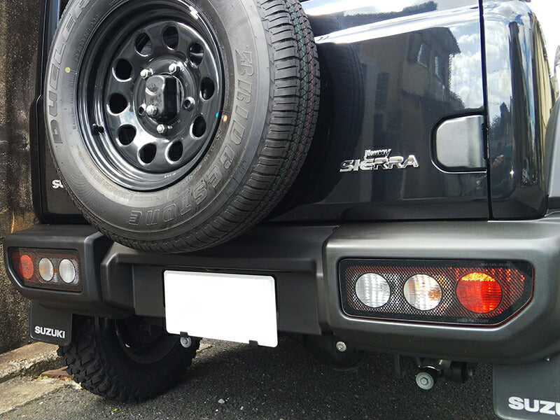 JDM SUZUKI JIMNY JB64 JB64W JB74 JB74W Sierra Tail Light Cover Carbon Print  - RHD parts [jb64-tail-3d]