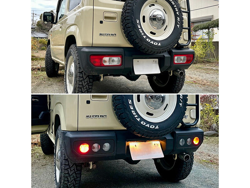 JDM SUZUKI JIMNY JB64 JB64W JB74 JB74W Sierra Tail Light Cover ABS - RHD parts [jb64-tail-abs-rd]