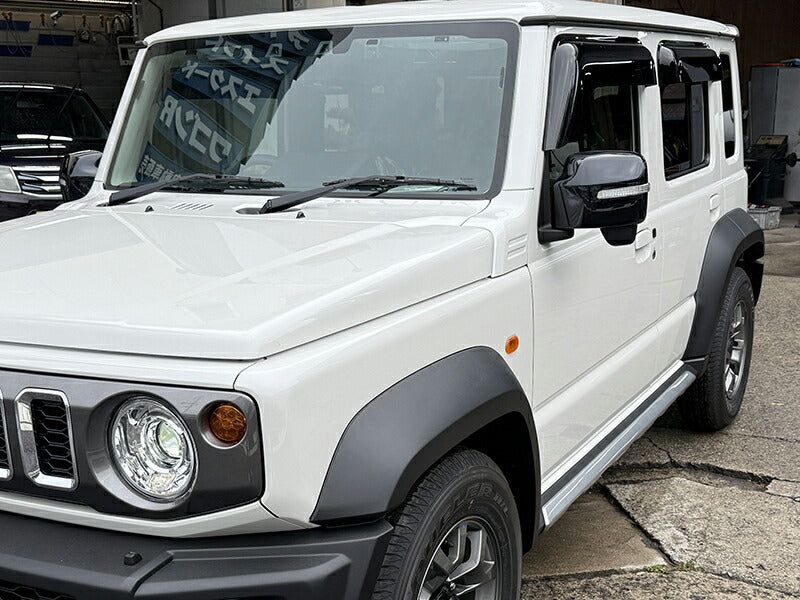 JDM SUZUKI JIMNY JC74W (For 5 doors) Dark Smoke Wind deflectors Window Visor - RHD parts [JC74-BIG-DS]
