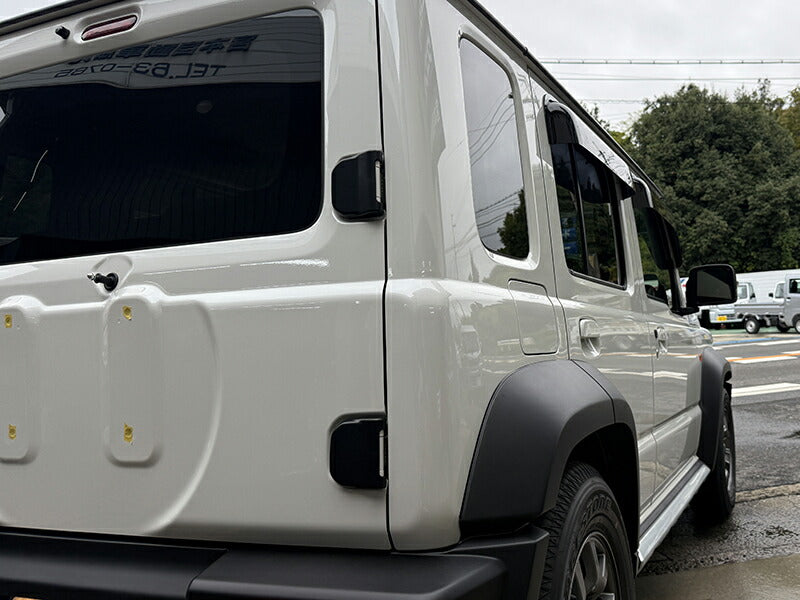 JDM SUZUKI JIMNY JC74W (For 5 doors) Dark Smoke Wind deflectors Window Visor - RHD parts [JC74-BIG-DS]