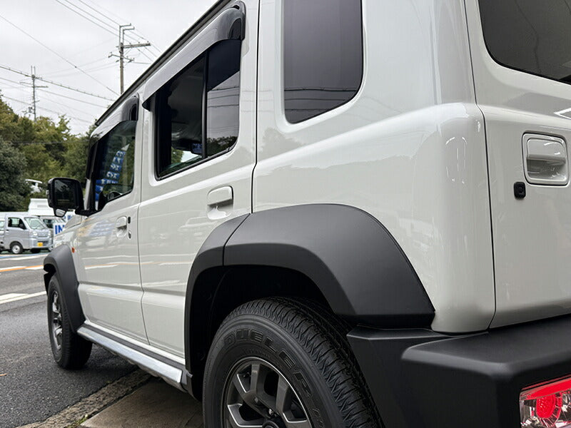 JDM SUZUKI JIMNY JC74W (For 5 doors) Dark Smoke Wind deflectors Window Visor - RHD parts [JC74-BIG-DS]