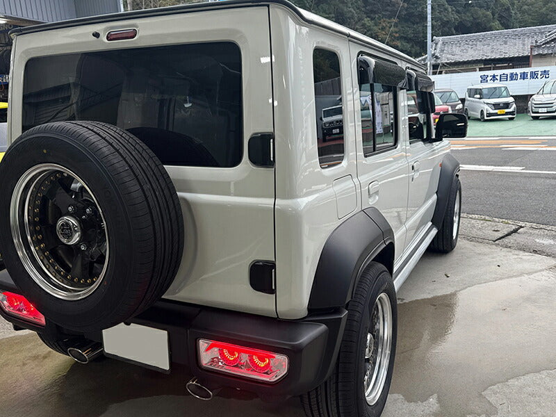 JDM SUZUKI JIMNY JC74W (For 5 doors) Dark Smoke Wind deflectors Window Visor - RHD parts [JC74-BIG-DS]