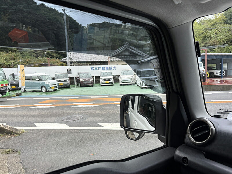 JDM SUZUKI JIMNY JC74W (For 5 doors) Dark Smoke Wind deflectors Window Visor - RHD parts [JC74-BIG-DS]