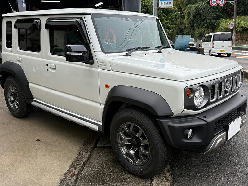JDM SUZUKI JIMNY JC74W (For 5 doors) Dark Smoke Wind deflectors Window Visor - RHD parts [JC74-BIG-DS]
