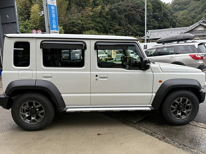 JDM SUZUKI JIMNY JC74W (For 5 doors) Dark Smoke Wind deflectors Window Visor - RHD parts [JC74-BIG-DS]