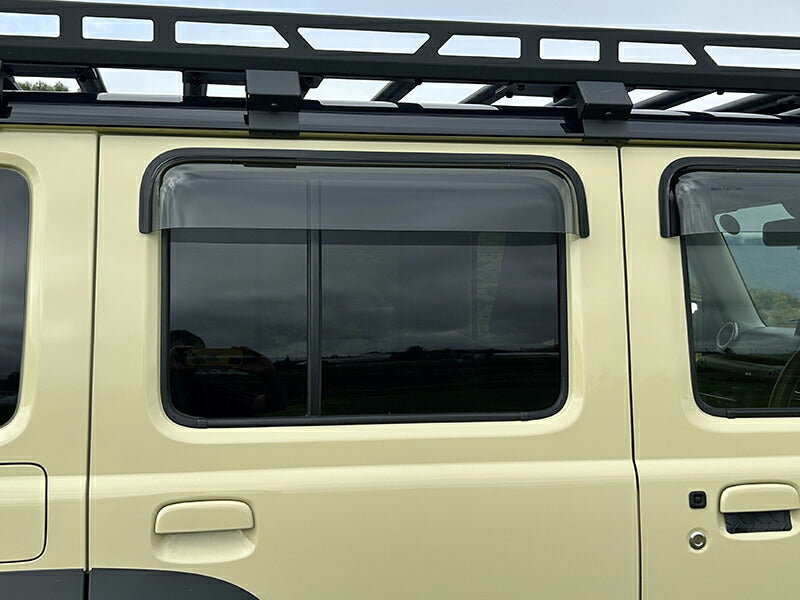 JDM SUZUKI JIMNY JC74W (For 5 doors) Light Smoke Wind deflectors Window Visor - RHD parts [JC74-BIG-LS]