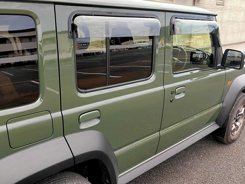 JDM SUZUKI JIMNY JC74W (For 5 doors) Light Smoke Wind deflectors Window Visor - RHD parts [JC74-BIG-LS]