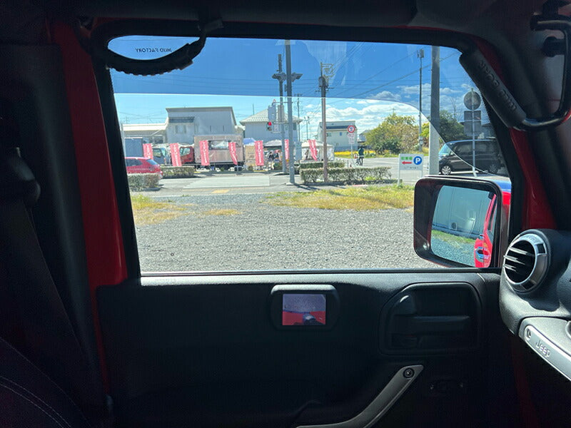 JDM JEEP Wrangler JK (2007-2017) Dark Smoke Wind deflectors Window Visor - RHD parts [jk-big-ds-4p]