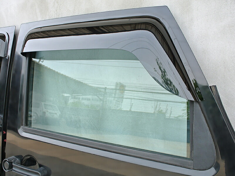 JDM JEEP Wrangler JK (2007-2017) Dark Smoke Wind deflectors Window Visor - RHD parts [jk-big-ds]