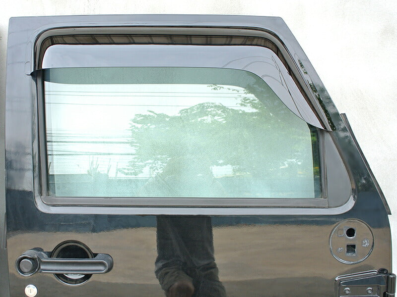 JDM JEEP Wrangler JK (2007-2017) Dark Smoke Wind deflectors Window Visor - RHD parts [jk-big-ds]