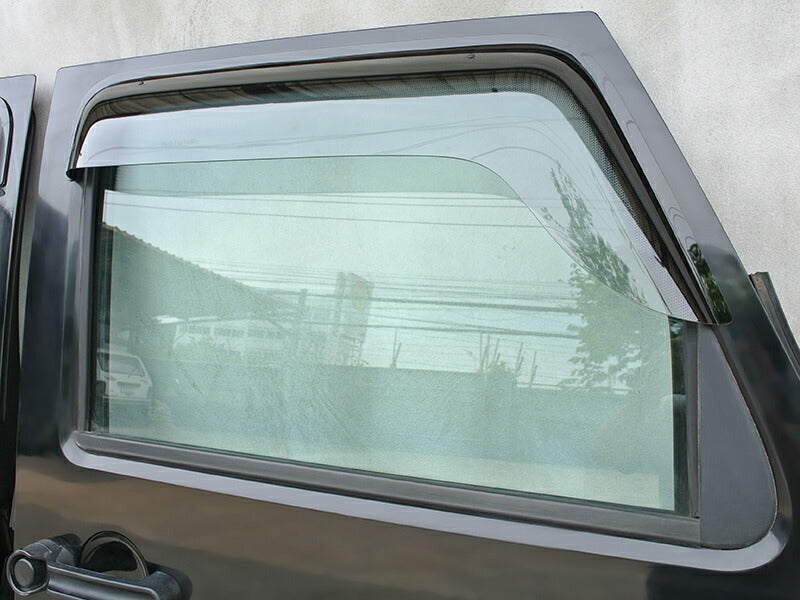 JDM JEEP Wrangler JK (2007-2017) Light Smoke Wind deflectors Window Visor - RHD parts [jk-big-ls-4p]