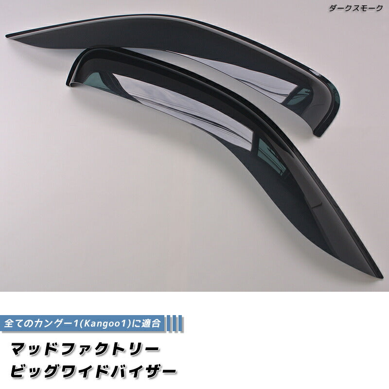 JDM Renault Kangoo 1 Wind deflectors Window Visor - RHD parts [kng1-big-ds]