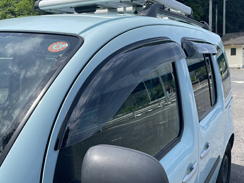 JDM Renault Kangoo 2 Wind deflectors Window Visor - RHD parts [kng2-big-ls-4p]