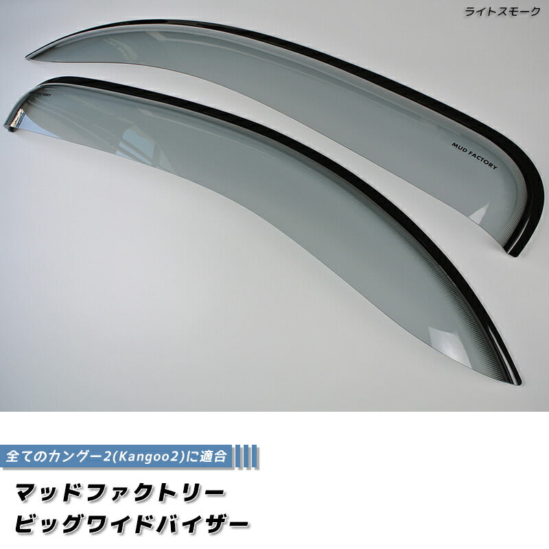 JDM Renault Kangoo 2 Wind deflectors Window Visor - RHD parts [kng2-big-ls]