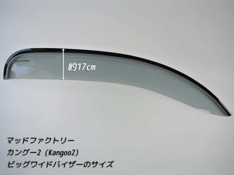 JDM Renault Kangoo 2 Wind deflectors Window Visor - RHD parts [kng2-big-ls]