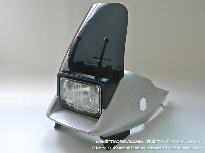 JDM SUZUKI KATANA SUZUKI KATANA GSX1100S GSX1000S GSX750S GSX400S GSX250S Dark Smoke Windshield - RHD parts [ktn-std-ds]