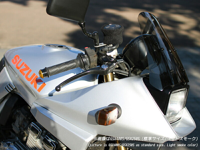 JDM SUZUKI KATANA SUZUKI KATANA GSX1100S GSX1000S GSX750S GSX400S GSX250S Light Smoke Windshield - RHD parts [ktn-std-ls]