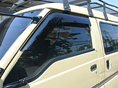 Mitsubishi L300 / DELICA VAN / DELICA TRUCK Dark Smoke Wind deflectors Window Visor [L300-big-ds]