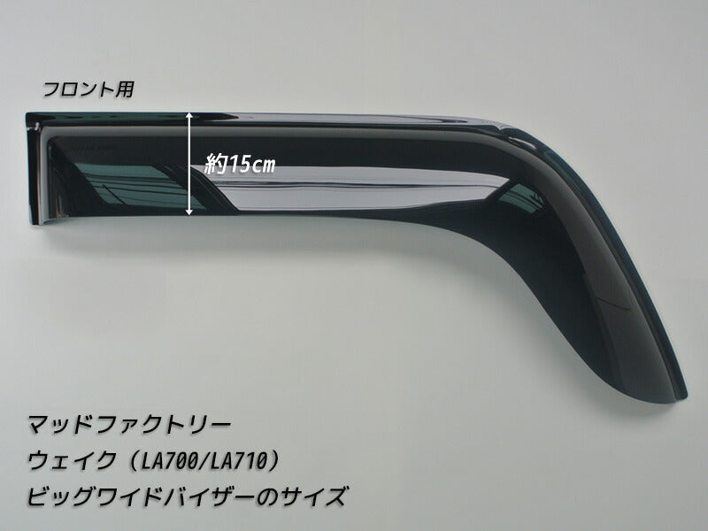 JDM DAIHATSU WAKE LA700S LA710S Japanese Kei Car Wind deflectors Window Visor - RHD parts [la700-big-ds]