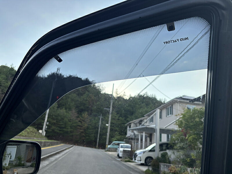 JDM TOYOTA HILUX 5th Gen N80 N90 N100 N110 (Double Cab) Dark Smoke Wind deflectors Window Visor - RHD parts [mgt4d-big-ds]