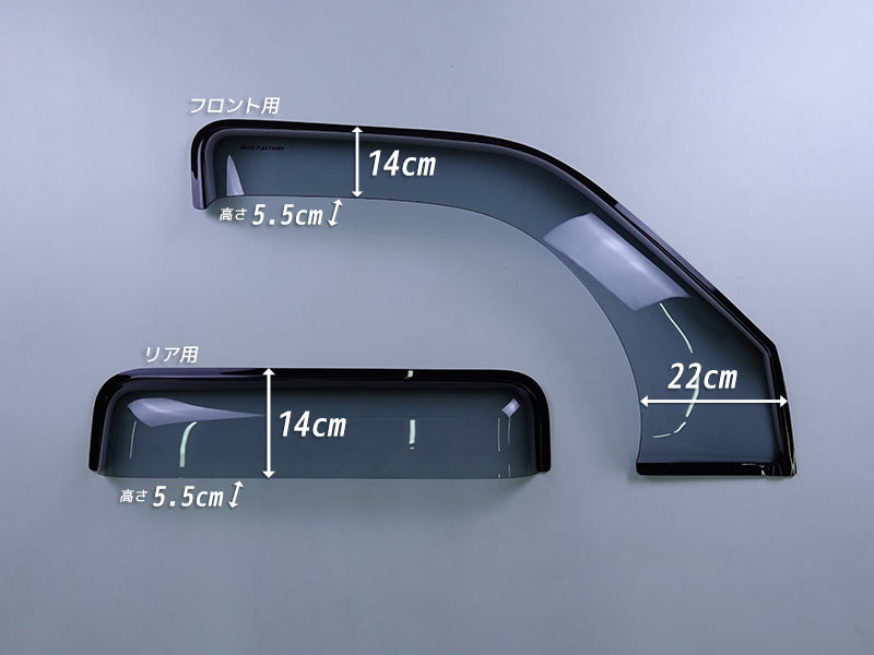 JDM TOYOTA HILUX 5th Gen N80 N90 N100 N110 (Double Cab) Light Smoke Wind deflectors Window Visor - RHD parts [mgt4d-spw-ls]