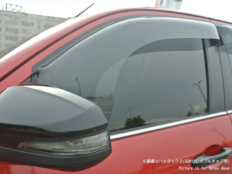 JDM TOYOTA HILUX 5th Gen N80 N90 N100 N110 (Double Cab) Light Smoke Wind deflectors Window Visor - RHD parts [mgt4d-spw-ls]
