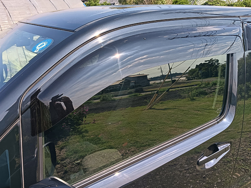 JDM SUZUKI Wagon R MH35 MH55 Dark Smoke Wind deflectors Window Visor - RHD parts [mh35-big-ds-4p]