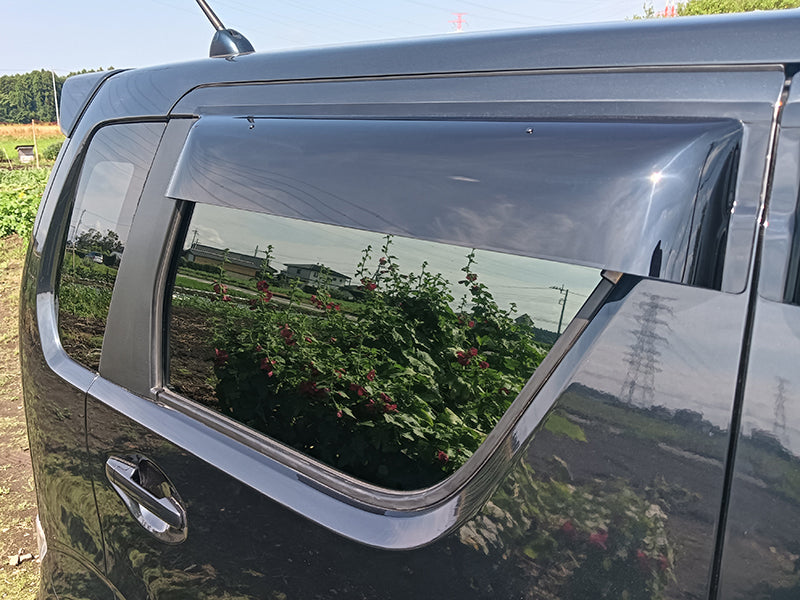 JDM SUZUKI Wagon R MH35 MH55 Dark Smoke Wind deflectors Window Visor - RHD parts [mh35-big-ds-4p]