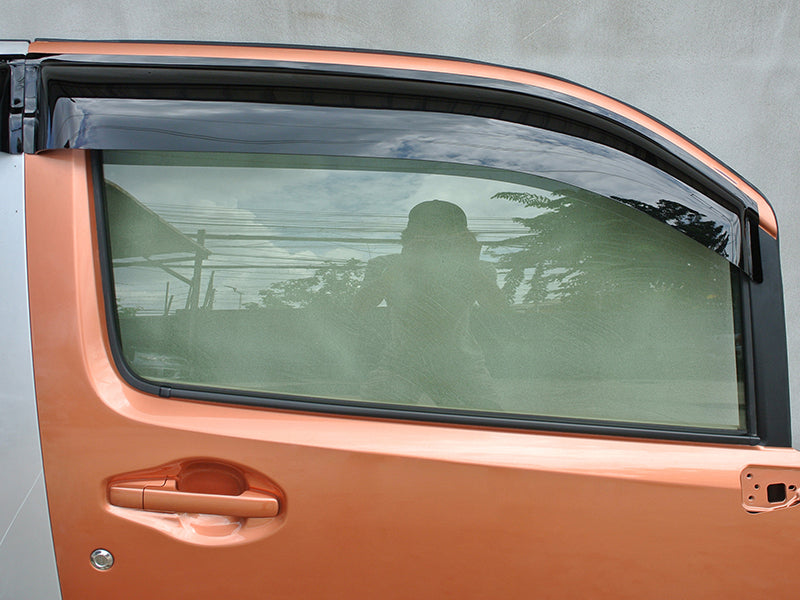 JDM SUZUKI Wagon R MH35 MH55 Dark Smoke Wind deflectors Window Visor - RHD parts [mh35-big-ds-4p]
