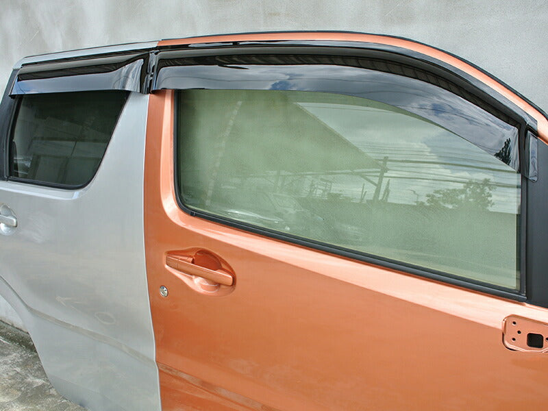 JDM SUZUKI Wagon R MH35 MH55 Dark Smoke Wind deflectors Window Visor - RHD parts [mh35-big-ds-4p]