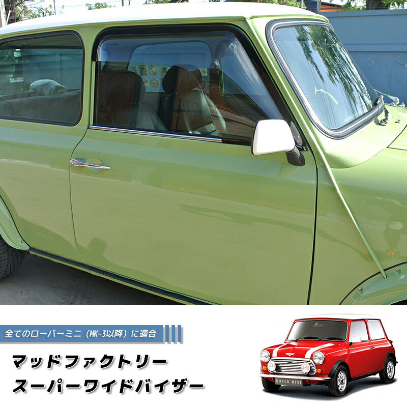 JDM ROVER MINI Wind deflectors Window Visor - RHD parts [mini-spw-ls]